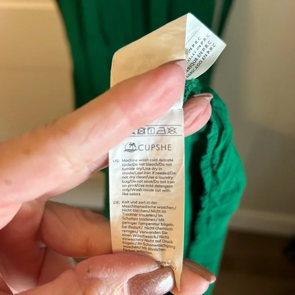 Cupshe Vibrant Green Backless Dress - Picture 7 of 8